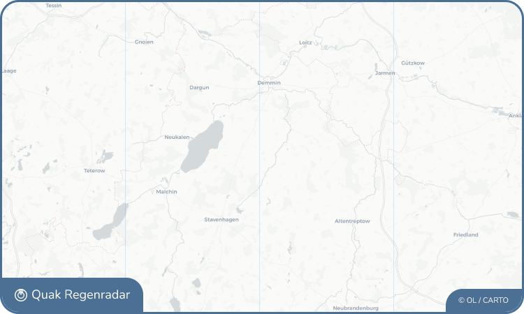 Regenradar-Widget für Hohenbollentin