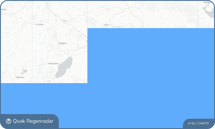 Regenradar-Widget für Hohenbrünzow