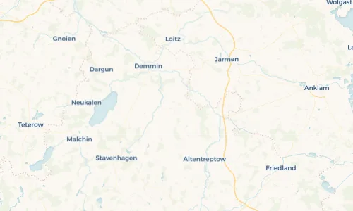 Regenradar Vorschaubild - Aktuelle Niederschläge in Hohenbrünzow und Umgebung
