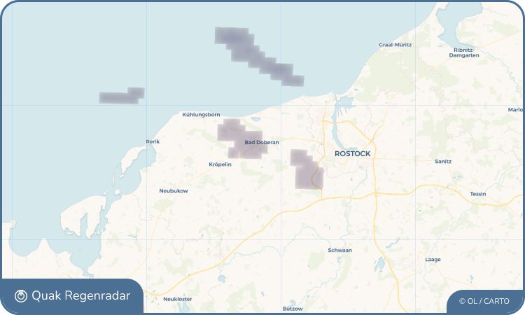 Quak Regenradar-Widget Hohenfelde
