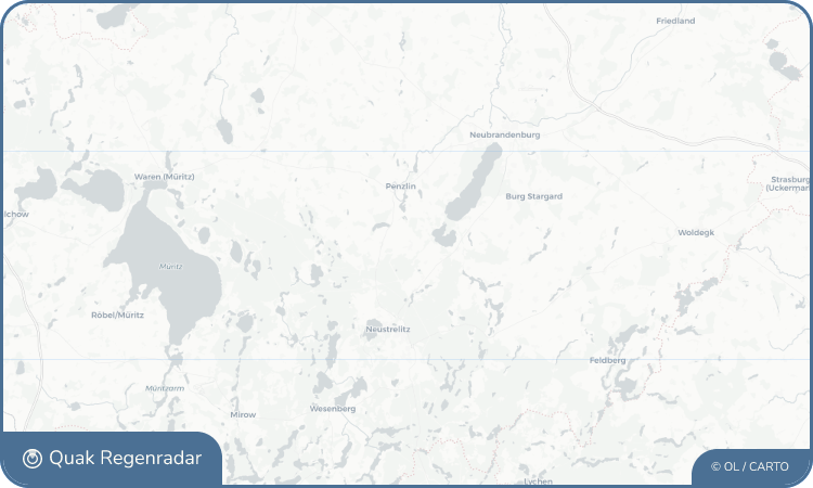 Regenradar-Widget für Hohenzieritz