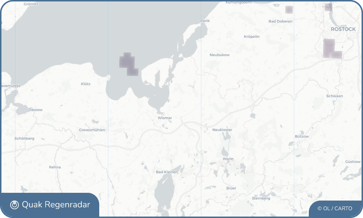 Regenradar-Widget für Hornstorf