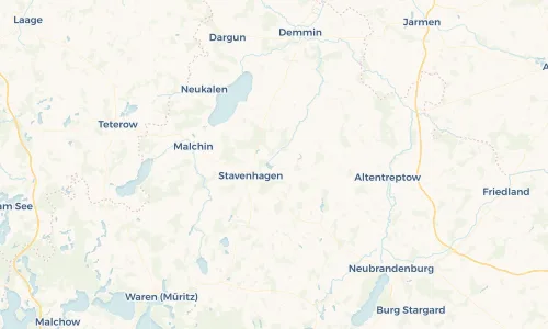 Regenradar Vorschaubild - Aktuelle Niederschläge in Ivenack und Umgebung