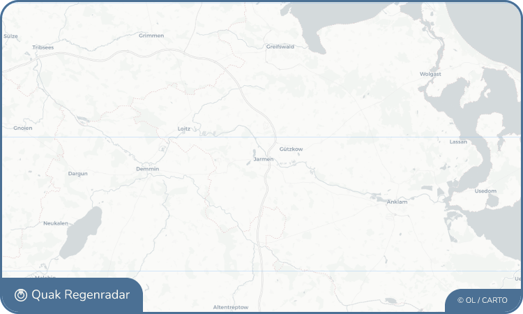 Regenradar-Widget für Jarmen