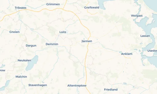 Regenradar Vorschaubild - Aktuelle Niederschläge in Kartlow und Umgebung