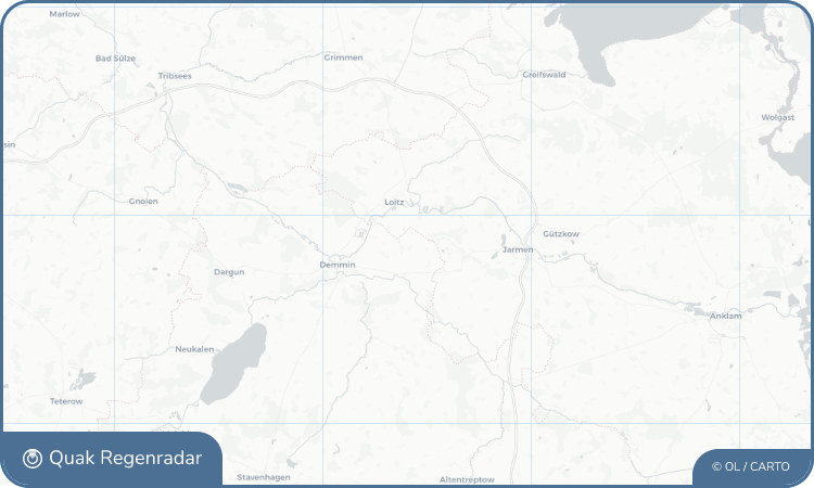 Regenradar-Widget für Kletzin