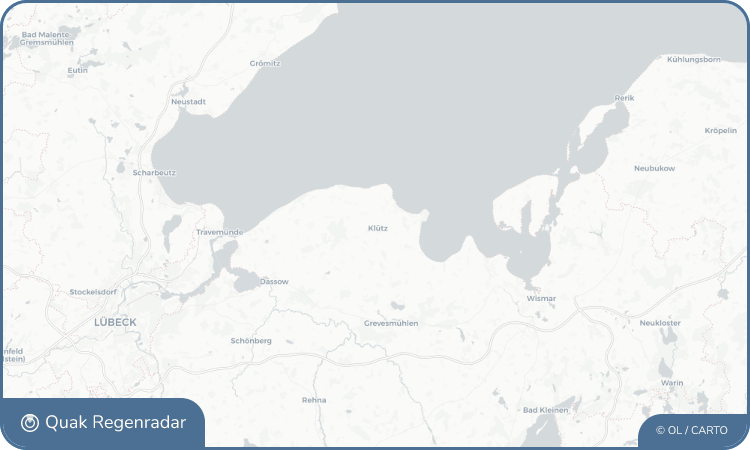 Regenradar-Widget für Klütz