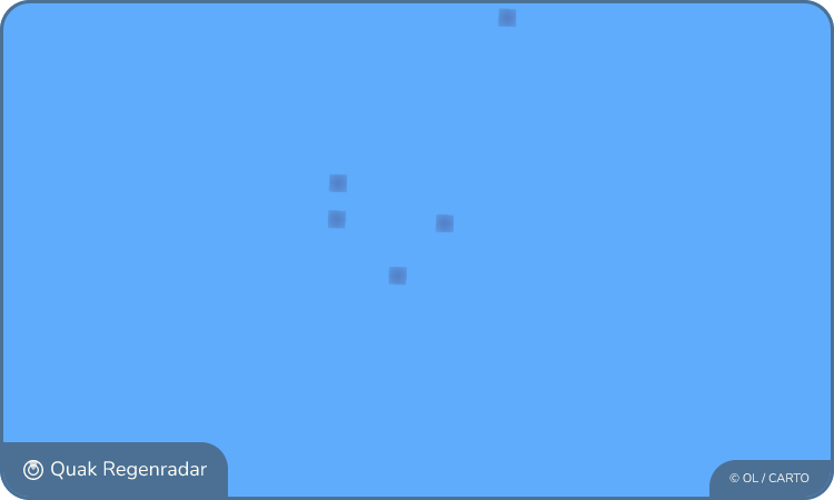 Regenradar-Widget für Kösterbeck