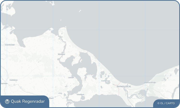 Regenradar-Widget für Koserow