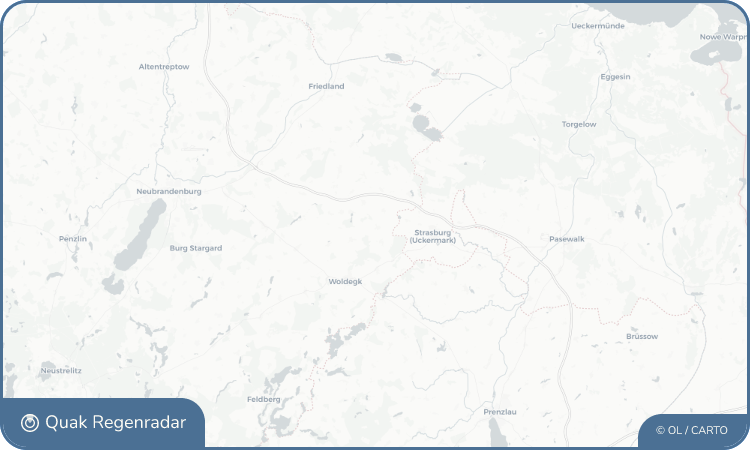 Regenradar-Widget für Kreckow