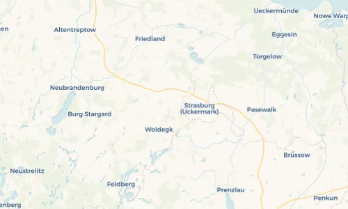 Regenradar Vorschaubild - Aktuelle Niederschläge in Kreckow und Umgebung