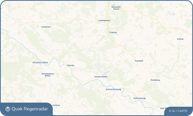 Quak Regenradar-Widget Krinitz