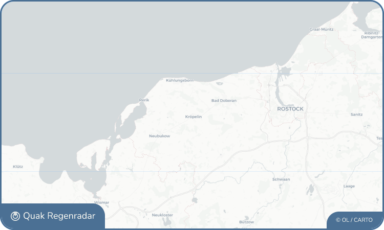 Regenradar-Widget für Kröpelin