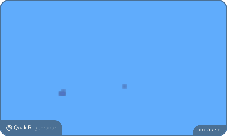 Regenradar-Widget für Kronskamp