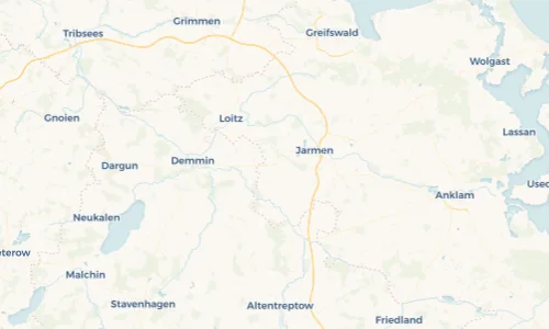 Regenradar Vorschaubild - Aktuelle Niederschläge in Kruckow und Umgebung