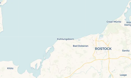Regenradar Vorschaubild - Aktuelle Niederschläge in Kühlungsborn und Umgebung