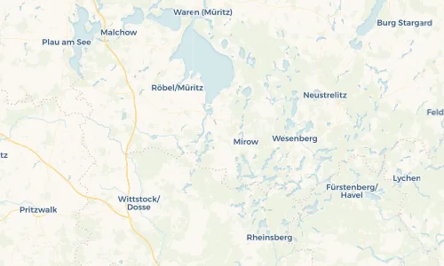 Regenradar Vorschaubild - Aktuelle Niederschläge in Lärz und Umgebung