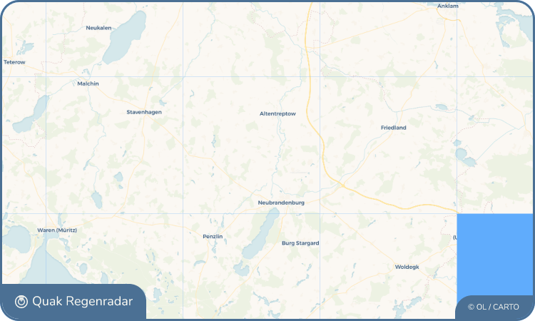 Quak Regenradar-Widget Lebbin