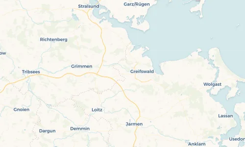 Regenradar Vorschaubild - Aktuelle Niederschläge in Levenhagen und Umgebung
