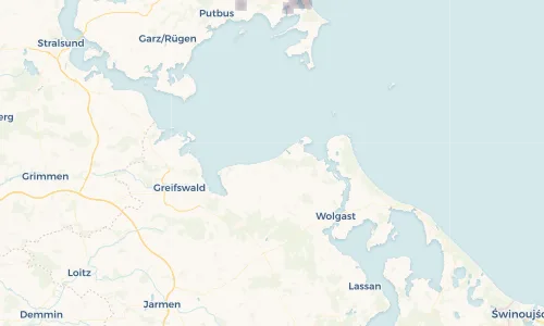 Regenradar Vorschaubild - Aktuelle Niederschläge in Lubmin und Umgebung