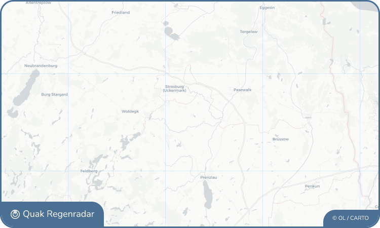 Regenradar-Widget für Lübbenow