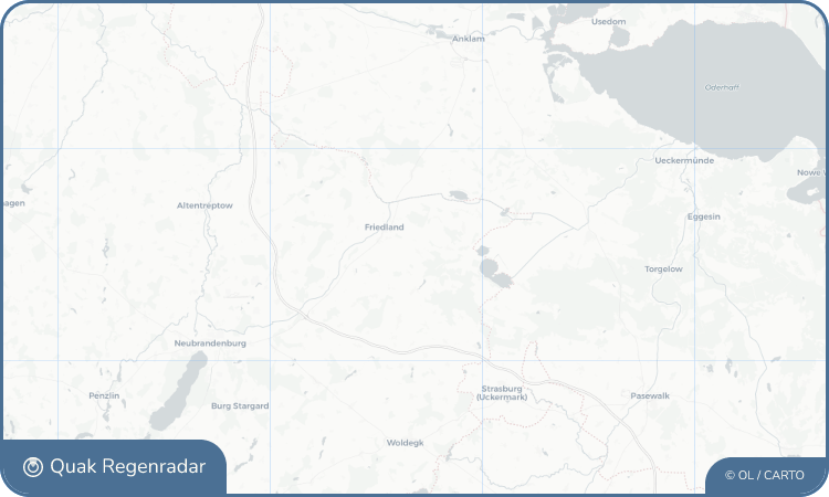 Regenradar-Widget für Lübbersdorf