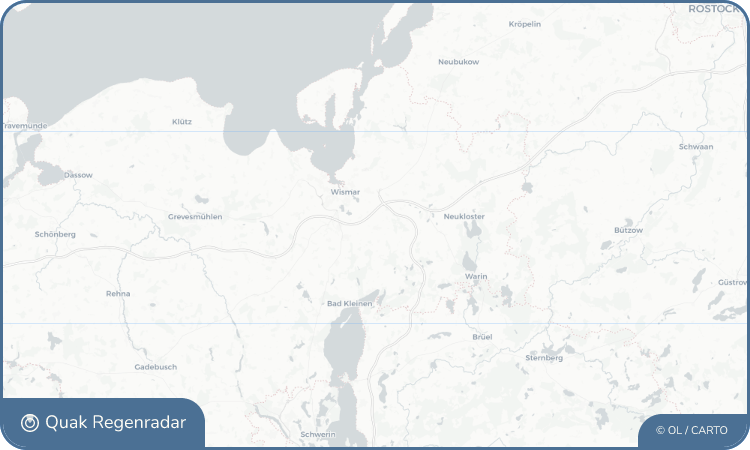 Regenradar-Widget für Lübow