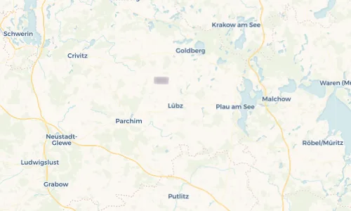Regenradar Vorschaubild - Aktuelle Niederschläge in Lübz und Umgebung