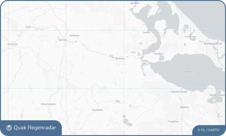 Regenradar-Widget für Lüskow