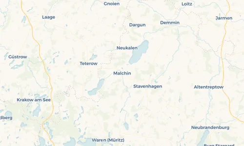 Regenradar Vorschaubild - Aktuelle Niederschläge in Malchin und Umgebung