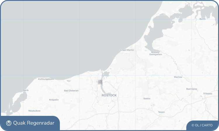 Regenradar-Widget für Markgrafenheide