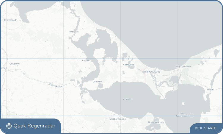 Regenradar-Widget für Mellenthin