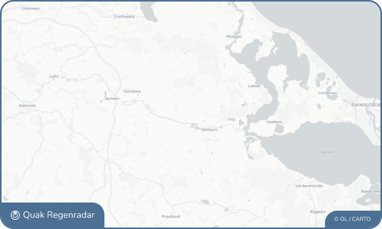 Regenradar-Widget für Menzlin