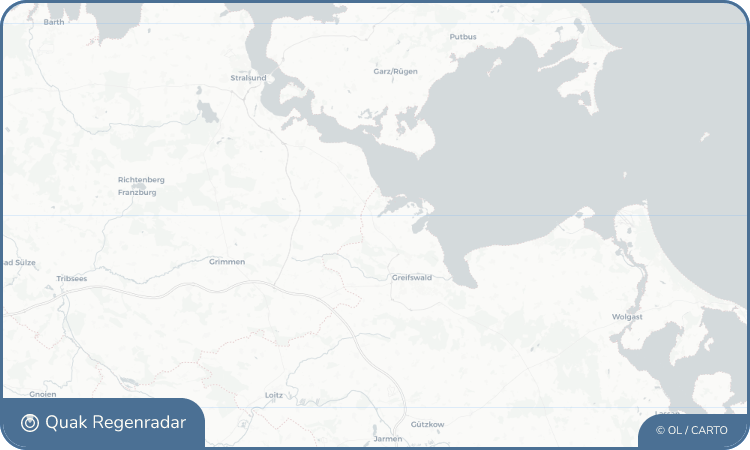 Regenradar-Widget für Mesekenhagen