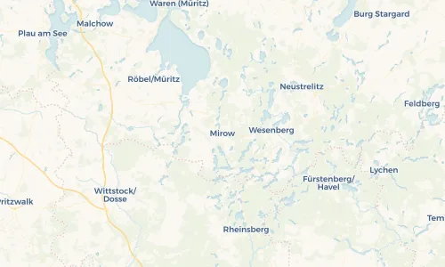 Regenradar Vorschaubild - Aktuelle Niederschläge in Mirow und Umgebung