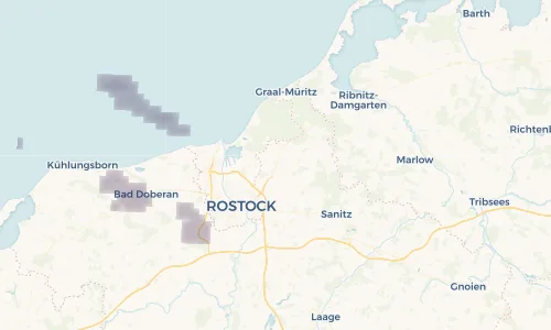 Regenradar Vorschaubild - Aktuelle Niederschläge in Mönchhagen und Umgebung