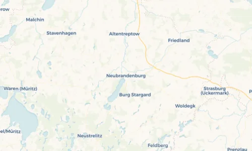 Regenradar Vorschaubild - Aktuelle Niederschläge in Neubrandenburg und Umgebung