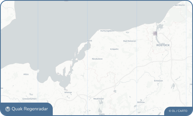 Regenradar-Widget für Neubukow
