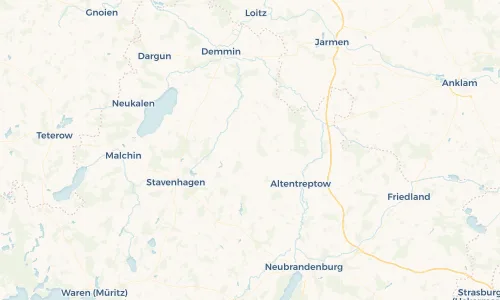 Regenradar Vorschaubild - Aktuelle Niederschläge in Neuenhagen und Umgebung