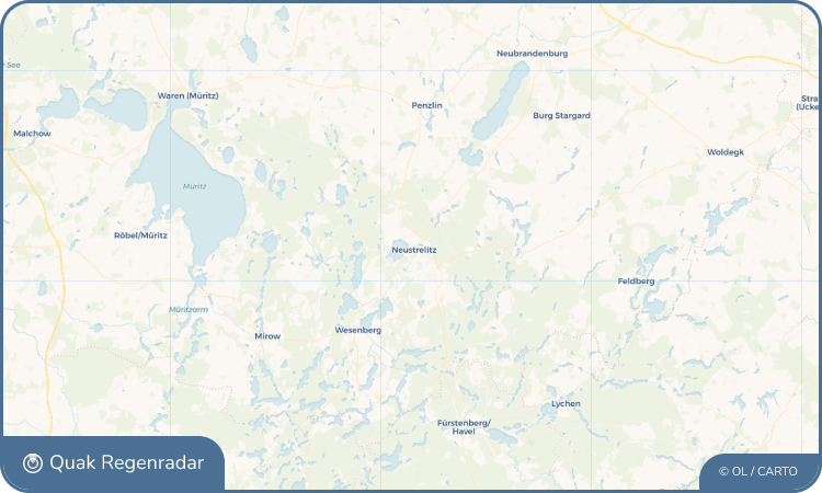 Quak Regenradar-Widget Neustrelitz