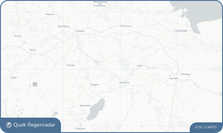 Regenradar-Widget für Nossendorf