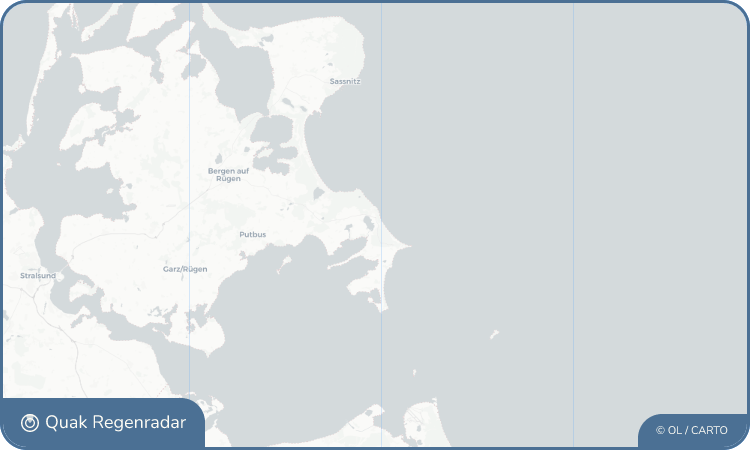 Regenradar-Widget für Ostseebad Baabe