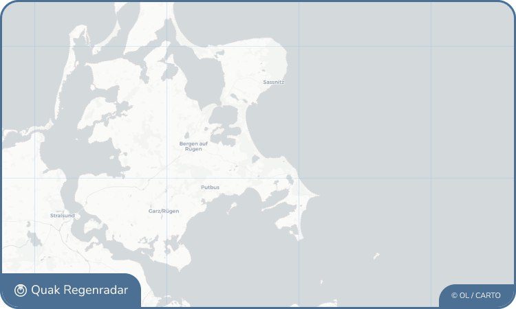 Regenradar-Widget für Ostseebad Binz
