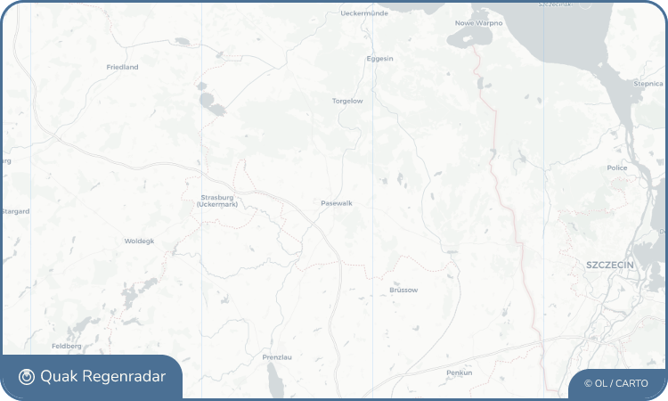 Regenradar-Widget für Pasewalk