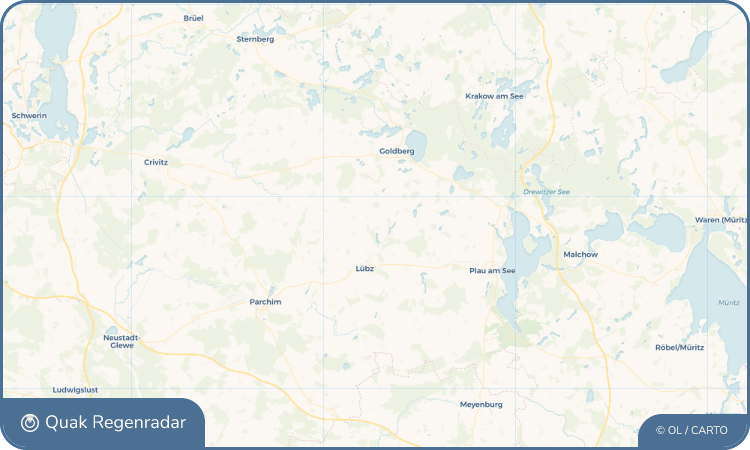Quak Regenradar-Widget Passow