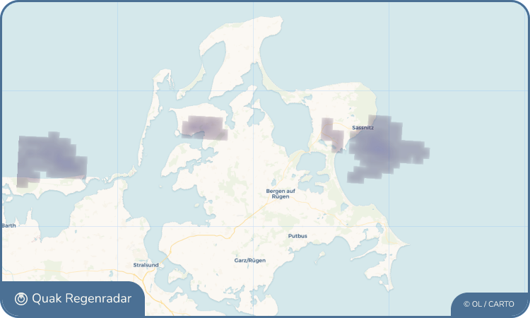 Quak Regenradar-Widget Patzig