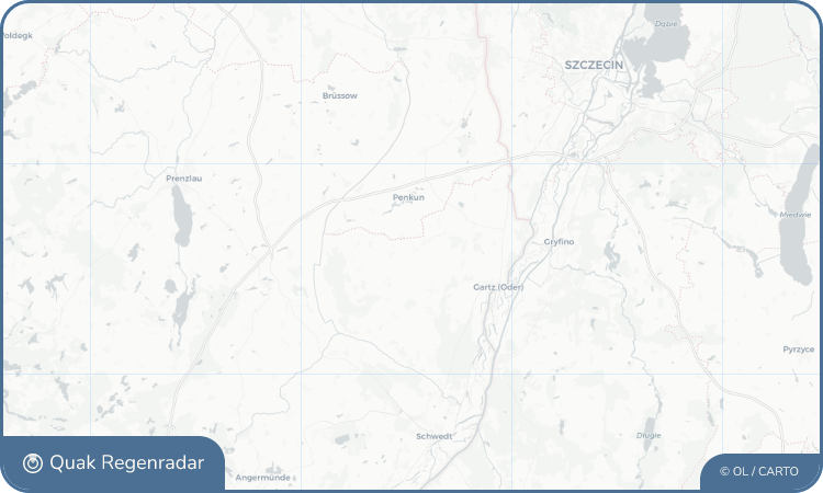 Regenradar-Widget für Petershagen