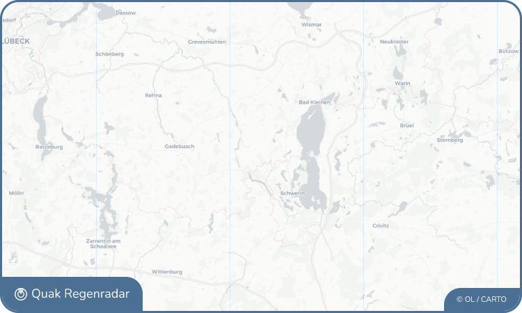 Regenradar-Widget für Pingelshagen