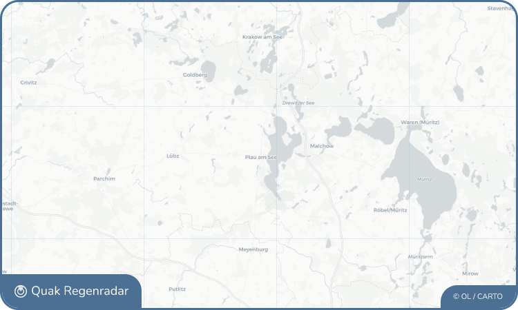 Regenradar-Widget für Plau am See