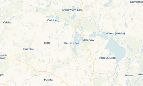 Regenradar Vorschaubild - Aktuelle Niederschläge in Plau am See und Umgebung